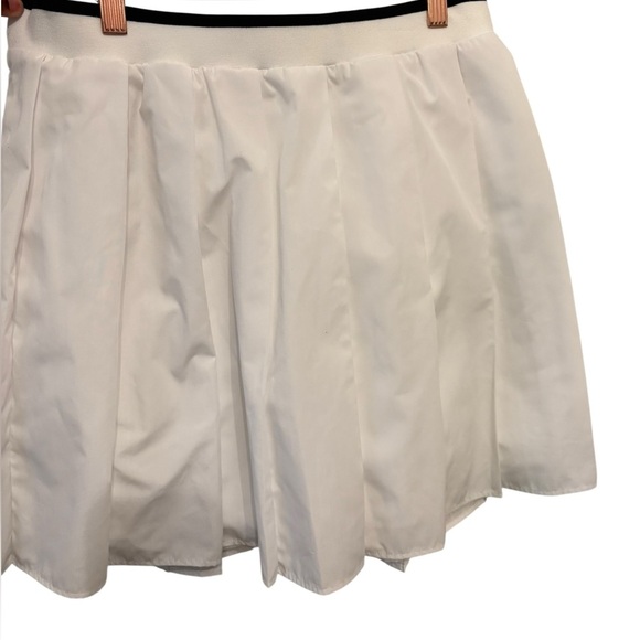 JW Anderson White Midi Skirt with Black Trim - Picture 4 of 7
